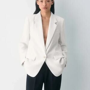 WILFRED NOSTALGIA BLAZER Bone White Size XS Oversized